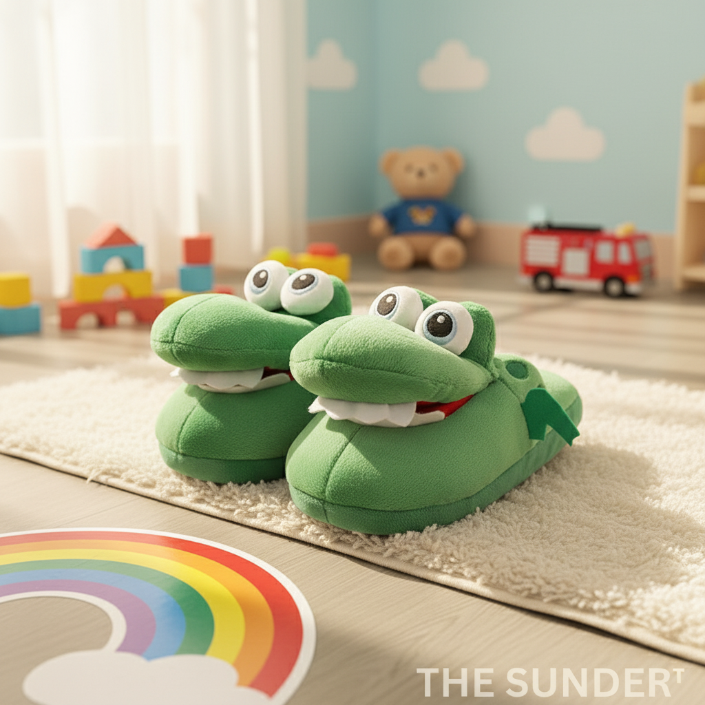 The Sunder Crocodile Comfort Slippers